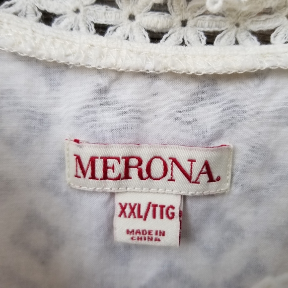 Merona XXL Tank, Lacey, Double Layer Cotton - Picture 2 of 7